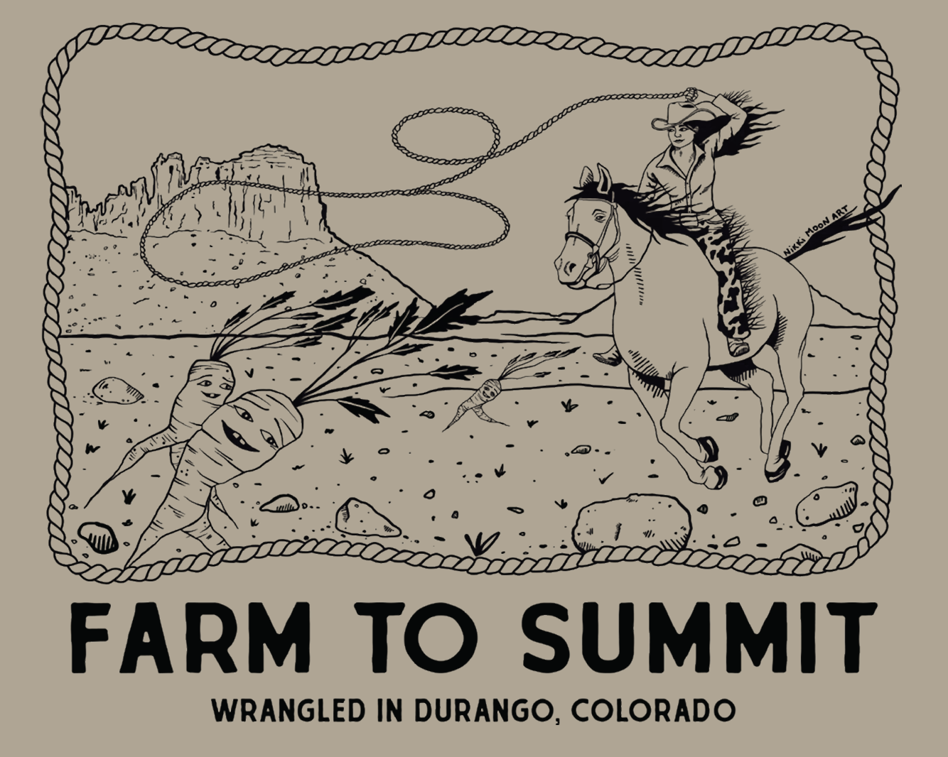 Wranglin' Carrots Hoodie, Sandstone