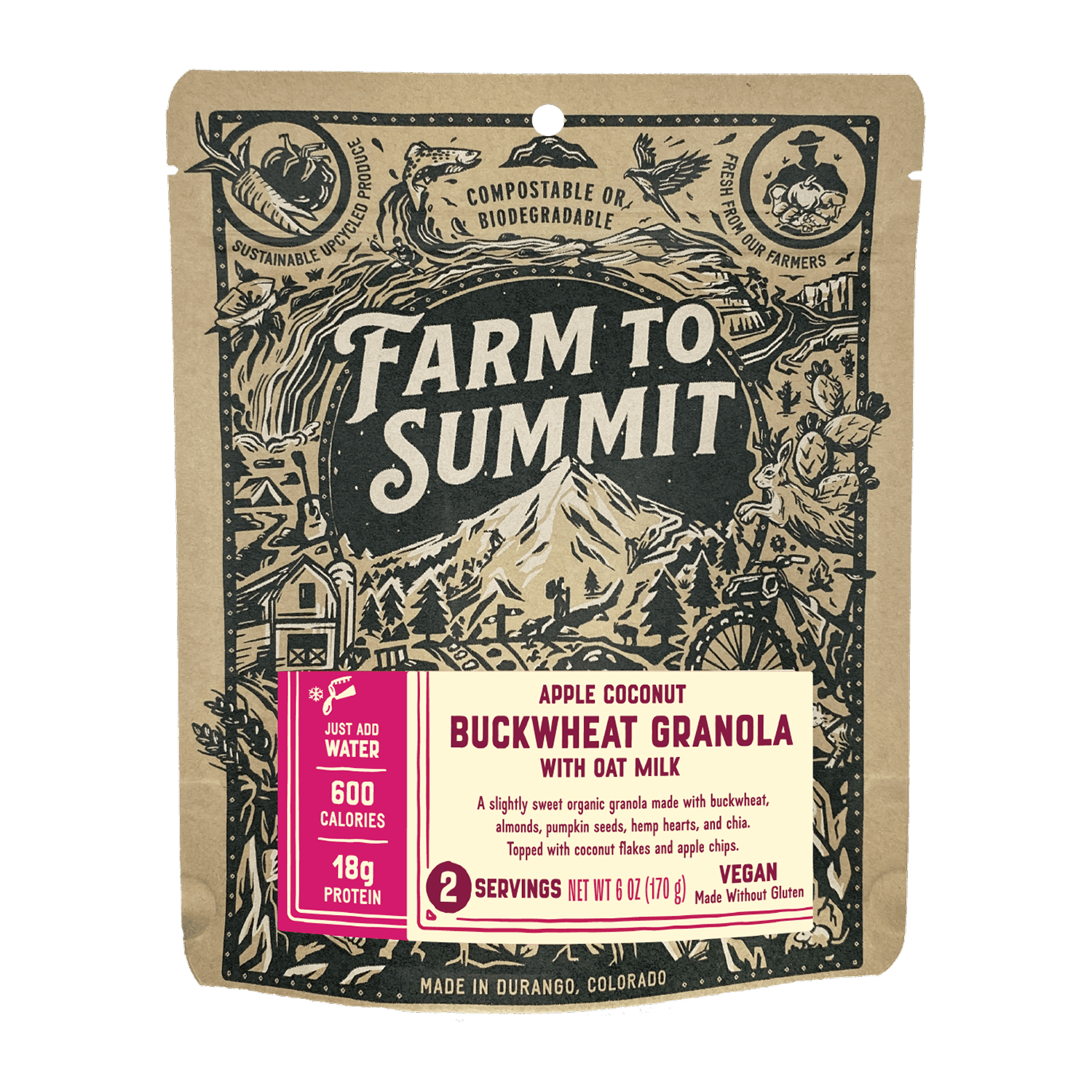 Buckwheat Granola with Oat Milk