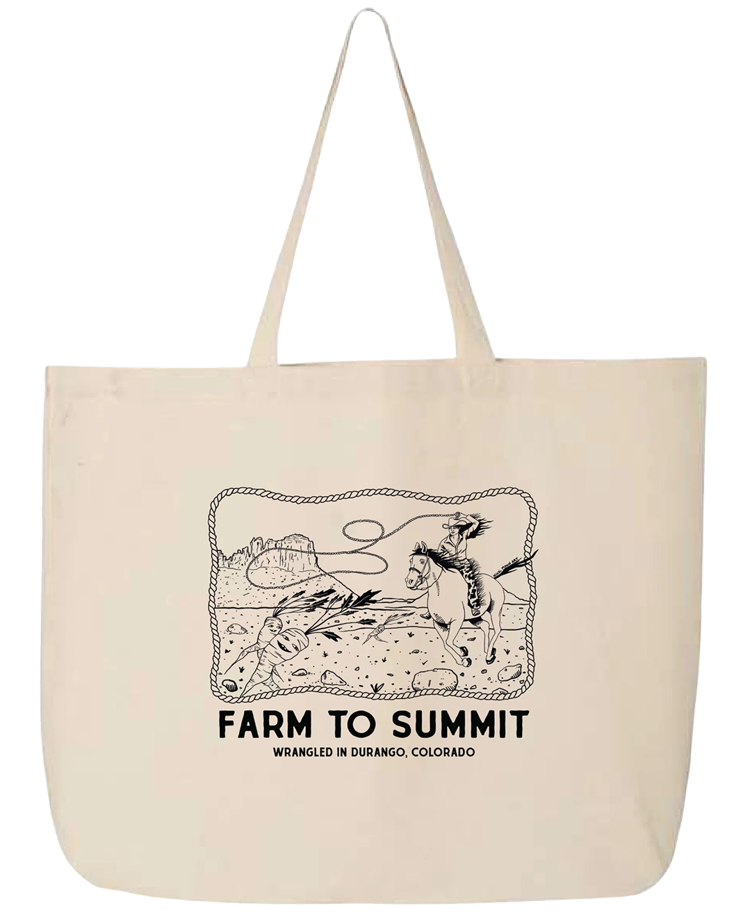 Wranglin' Carrots Big Ol' Canvas Tote