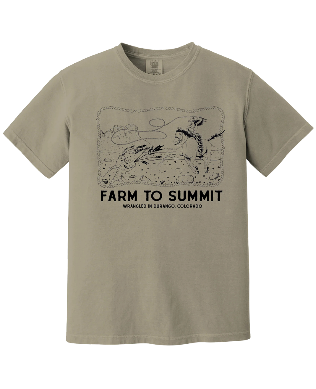 Wranglin' Carrots Shirt,  Sandstone